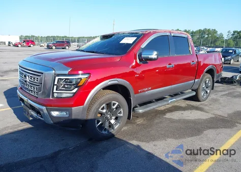 2021 Nissan Titan Sv/Sl/Pro-4X/Platinum Reserve from USA, damaged, VIN 1N6AA1ED4MN525555